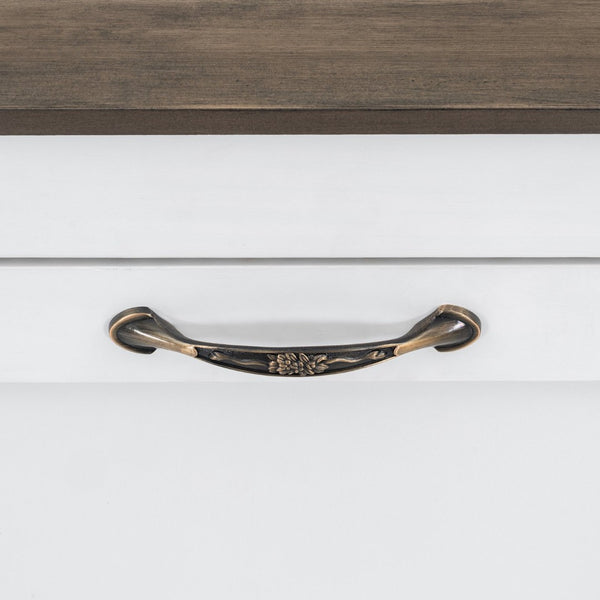 English Elm Twin Size Murphy Bed With Led Light – Stylish Space-Saving Wall Bed In White & Brown Cabinet Design N7090004013K-GIGA