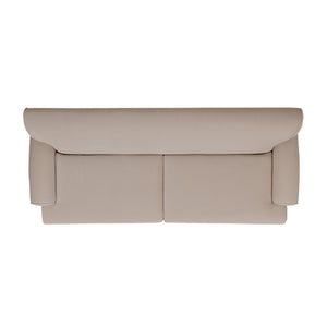 English Elm Alana 88" Lawson Two-Cushion Tightback Sofa, Mink Beige Performance Velvet