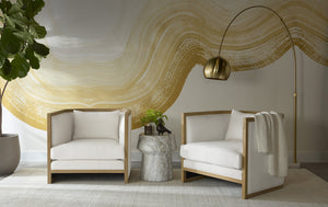 Sunpan Brie Contemporary End Table - Unique Curved Design in Natural Concrete, Perfect for Indoor & Outdoor Spaces