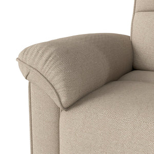 English Elm Power Lift Recliner Velvet Chair with Extended Footrest and Cup Holders for Elderly W1028S00062