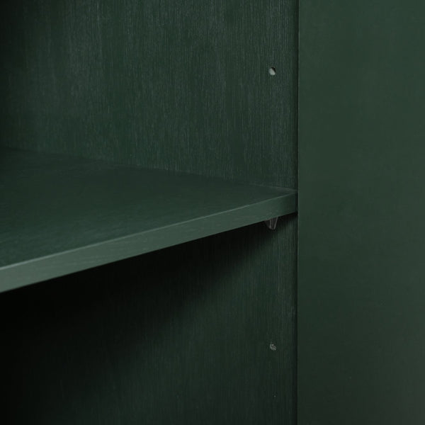 English Elm Modern 60" Olive Green Sideboard with 4 Soft-Close Doors, Adjustable Shelves, 220lb Top Load Capacity W2696P279974