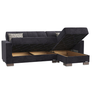 English Elm Primenest Nimbusflow Convertible Chaise Lounge With Storage - Modern Comfort & Click-Clack Design B030P303541-GIGA