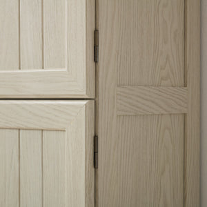 English Elm 72.4" Tall Storage Cabinet with 8 Doors and 4 Shelves, Oak Finish Large Freestanding Organizer for Home White W2275P292650