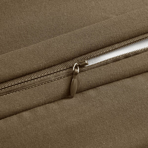 JLA Home Croscill Classics - 4 Jacquard Patchwork Comforter Set with Ornamental Motifs for Warm, Textured, Timeless Bedroom Style Brown CCL10-0013