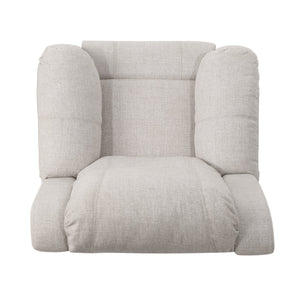 English Elm Christopher Knight Home® - Manual Recliner Chair Linen Upholstery, Compact Space-Saving Design with Dual-Angle Lever for Cozy Relaxation Beige 62812.00BGE