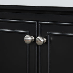 English Elm 30" Bathroom Vanity With Sink Combo - Modern Black Cabinet, Spacious Storage & Durable Design SY999606AAB-6