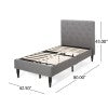 Christopher Knight Home® - Noble House - Twin Size Upholstery Bed