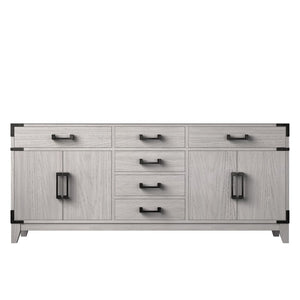 English Elm White Oak Double Bath Vanity - 72" W, Spacious Storage, Soft-Close Design, Natural Finish For Luxury B2731P259904-GIGA