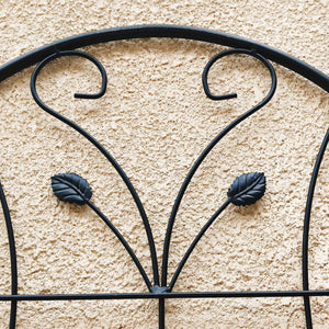 English Elm 4 Pack Powder-coated Metal Garden Trellis Panels Rustproof Climbing Plant Support Outdoor W1586P268043