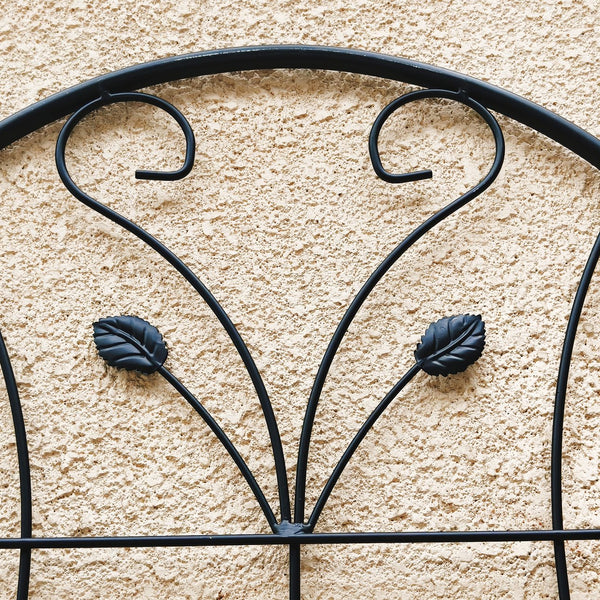 English Elm 4 Pack Powder-coated Metal Garden Trellis Panels Rustproof Climbing Plant Support Outdoor W1586P268043