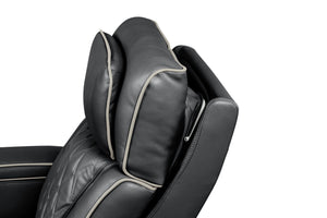 English Elm Fortuner 3PC Modern Faux Leather Reclining Living Room Set with Massage, LED, Bluetooth Speakers and USB B009S01500