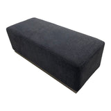 Chapel Hill Peggy  Bench/Cocktail Ottoman With Table CH101-0056 Dark Grey