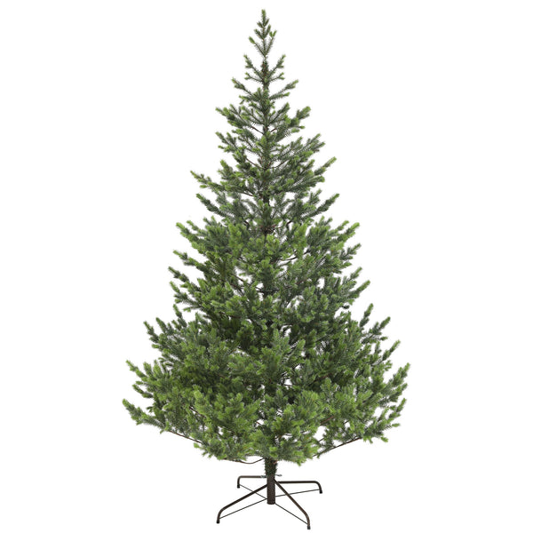 English Elm Homcom 7Ft Realistic Cedar Christmas Tree With 2901 Tips, Easy Setup, Durable & Safe For Holidays W2225P249641