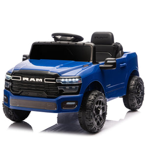 English Elm Licensed Dodge Ram 3500 Kids Electric Ride on Truck with Remote Suspension Bluetooth W1578P346249