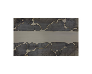 Sunpan Toreno Coffee Table - Handcrafted Antique Brass with Unique Patina Finish, Global Travel Inspired Design