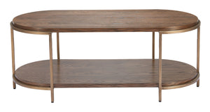 Zuo Modern Niju Coffee Table Brown - Stylish Modern Design In High-quality Fir Wood & Steel For Any Home Space Brown Fir Wood,Mdf,Steel 110451-zuo-modern