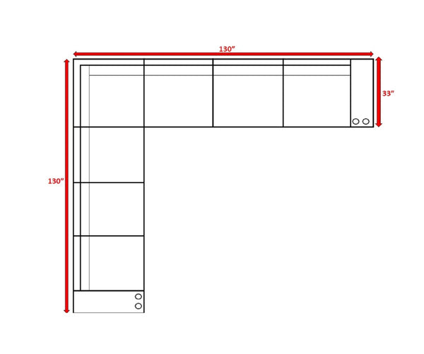 English Elm Complete Outdoor Lounge Set with Cushions, Fully Assembled Patio Sectional, Weather-Resistant, 15 Cushions, Heavy-Duty Aluminum Frame B120S00101