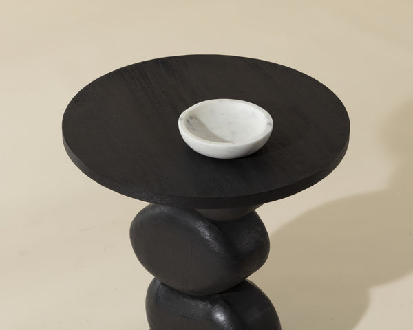 Sunpan Paplo End Table - Stylish Modern Design, Durable Wood Construction, Perfect for Any Living Space Black
