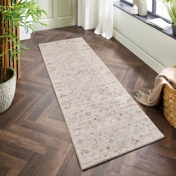 English Elm Majestic Traditional Runner Rug Polyester Pile Jute Backed Hallway Entryway Accent B186P428846