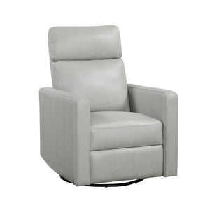 English Elm Contemporary Olathe Swivel Gliding Recliner Chair in Quartz Chenille with Smooth 360° Motion Comfort Smoke 31 L x 30.5 W x 26 H B011P396184