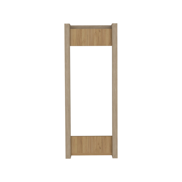 English Elm Natural Oak Wall Organizer Shelf — Space-Saving Mounted Towel Rack with Warm Grain Finish, Durable Oak-quality B062P380059