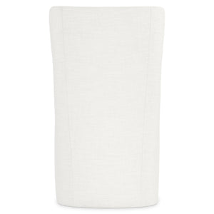 Bernhardt Bernhardt Albion Upholstered Side Chair With Oak Frame, Wingback Silhouette, Casters & Slipcover Look 311503