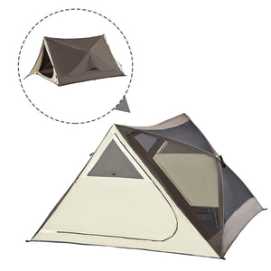 English Elm Outsunny Pop up Tent for 3 Waterproof Instant Setup Beach Camping with Rainfly W2225P217037