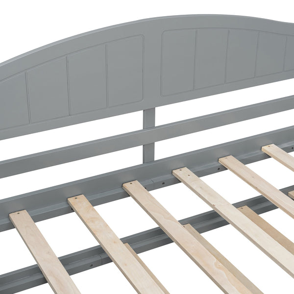 English Elm Twin Canopy Daybed with Pull Out Trundle Pinewood Frame for Kids or Guest Rooms N708P373423E