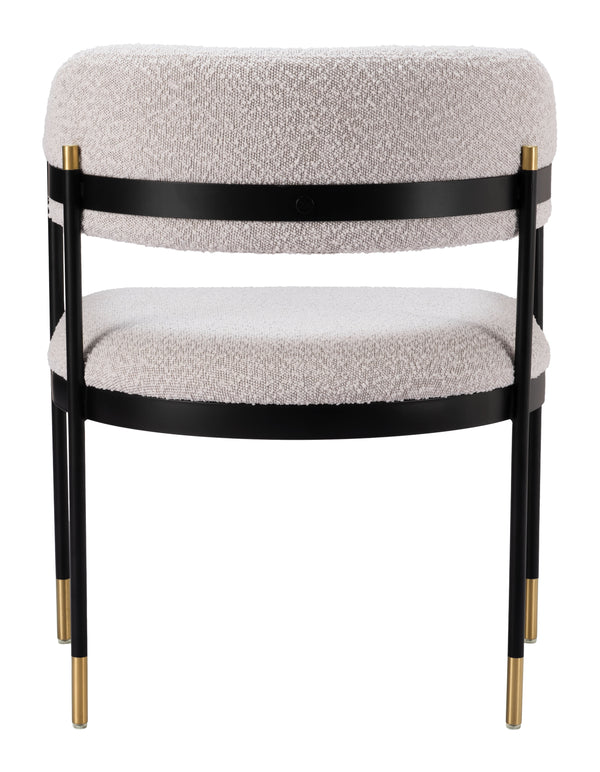 Zadar Dining Chair Misty Gray 110000 Zuo Modern