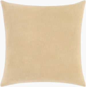 Surya Accra 18” Accent Pillow – Elegant Global-inspired Design For Eclectic Home Decor & Durability Wheat Cotton,Cotton Aca001-1818p