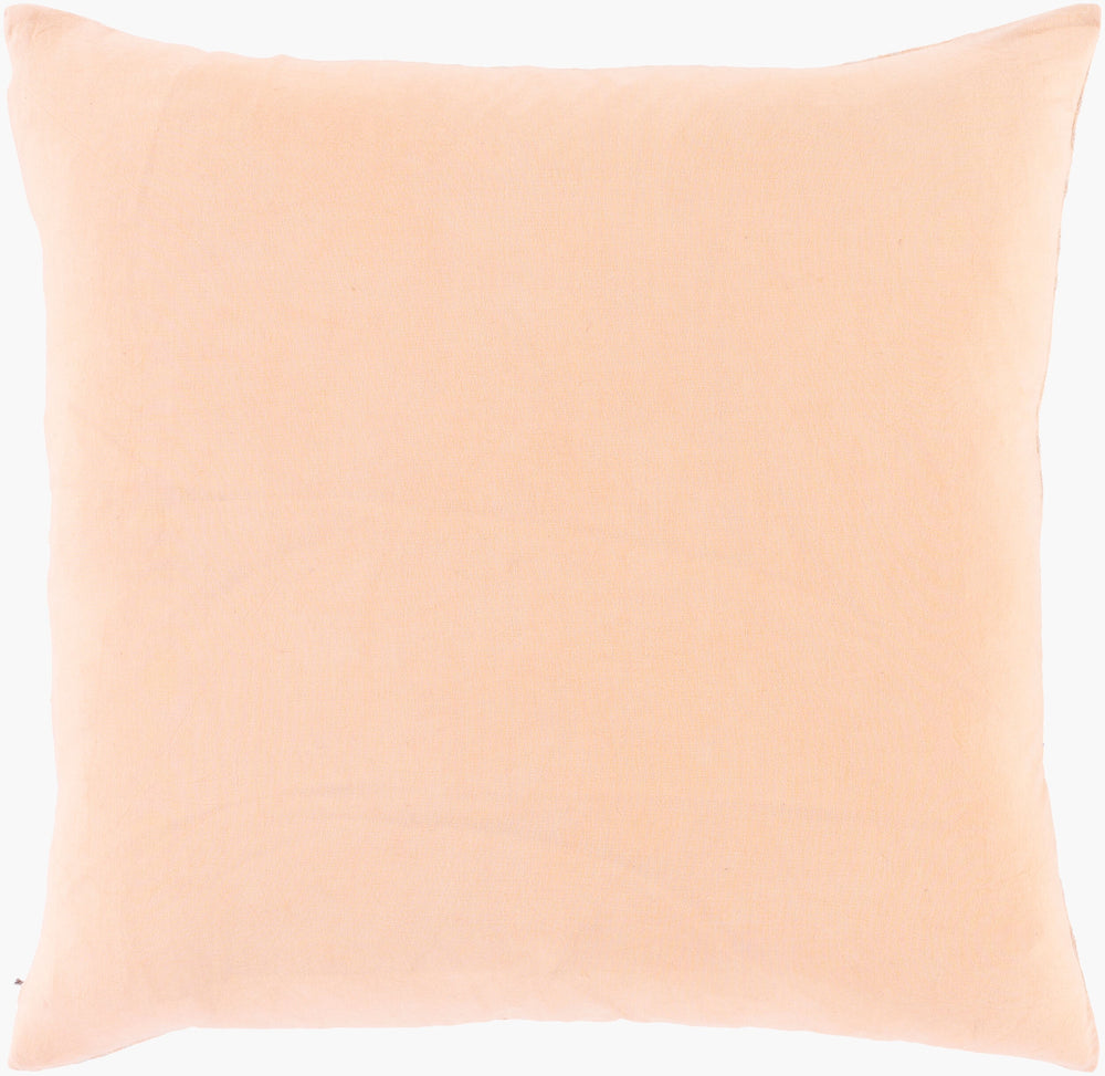 Surya Accra 18” Accent Pillow – Elegant Global-inspired Design For Eclectic Home Decor & Durability Peach Cotton,Cotton Aca005-2222d