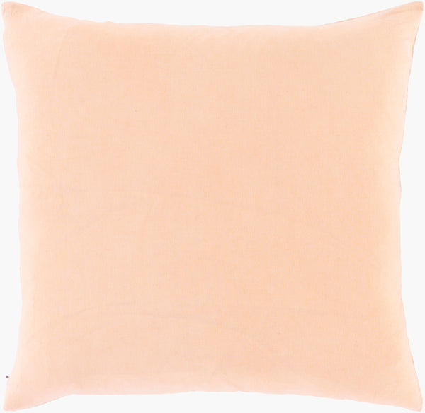 Surya Accra 18” Accent Pillow – Elegant Global-inspired Design For Eclectic Home Decor & Durability Peach Cotton,Cotton Aca005-2222d