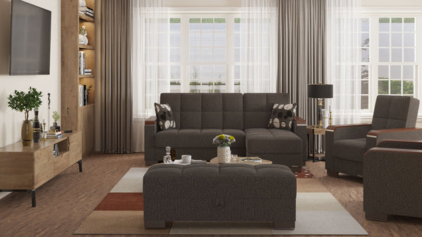 English Elm Primenest Zenaero Convertible Chaise Lounge With Storage - Modern Comfort And Versatile Design! B030P303563-GIGA