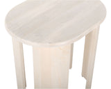 Risan Side Table Natural 109923 Zuo Modern