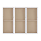 Madison Park Taupe Luminous Glam/Luxury Heavily Embellished 3-piece Canvas Wall Art Set MP95C-0158 Taupe