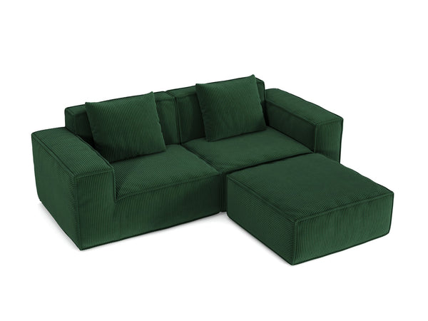 English Elm Modular Modular Sofa - Transformable Oversized Sofa Bed In Soft Corduroy Cloud Velvet Fabric For Versatile Comfort W3147S00028