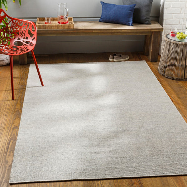Surya Acacia Eco-friendly Handmade 2' X 3' Area Rug - Durable, Easy To Clean, Perfect For Modern Homes Light Gray Recycled Pet Yarn Acc2303-23