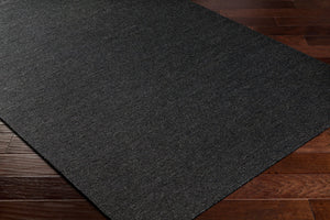 Surya Acacia Eco-friendly Handmade 2' X 3' Area Rug - Durable, Easy To Clean, Perfect For Modern Homes Black Recycled Pet Yarn Acc2304-23