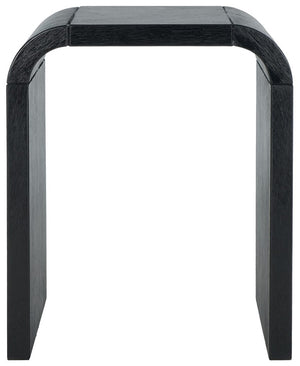 Safavieh Liasonya Curved Accent Table XII23 Black Wood ACC6608C