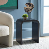 Safavieh Liasonya Curved Accent Table XII23 Black Wood ACC6608C