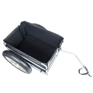 English Elm Upgraded Fat Tire Bicycle Cargo Trailer Heavy Duty Foldable Hauler for Camping Trips W2932P417634