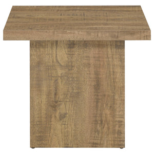 English Elm Exeter Mango Square 3-Piece Coffee Table Set - Rustic Modern Design For Stylish Living Spaces B062S01323