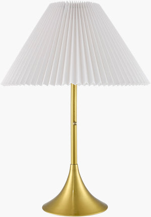 Livabliss Alceda Iron Base Table Lamp with Cotton Shade for Arts and Crafts Ambient Decor ACD-001
