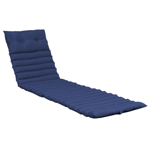 English Elm 2Pcs Set Navy Blue Outdoor Lounge Chair Cushions - Durable, Comfortable, Easy-Care For Relaxation! W419142372