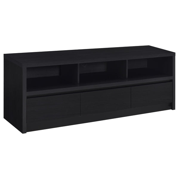 English Elm O'Brien Modern Black 3-Drawer TV Stand Media Console – Sleek Engineered Wood, Ample Storage & Cable Management B062P375526