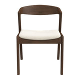 English Elm Ashcroft Furniture - Dakota  Solid Wood Cream Velvet Dining Chair (Set Of 2)