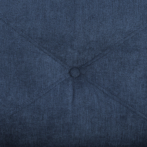 English Elm Horatio Chenille 3-Seater Sofa — Durable Wooden Frame, Pocket Coil Seats, D25 Foam Comfort Navy 70 L x 26 W x 18 H B2726P248618