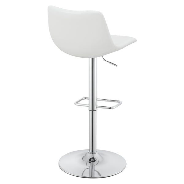 OSP Home Furnishings Araceli Height Adj Stool  - Set of 2 White