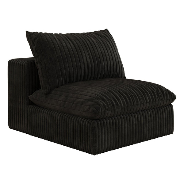 English Elm Cloud Modular Corduroy Sofa Deep Feather Seat Cushions Frameless Living Room Sectional W2824P324522