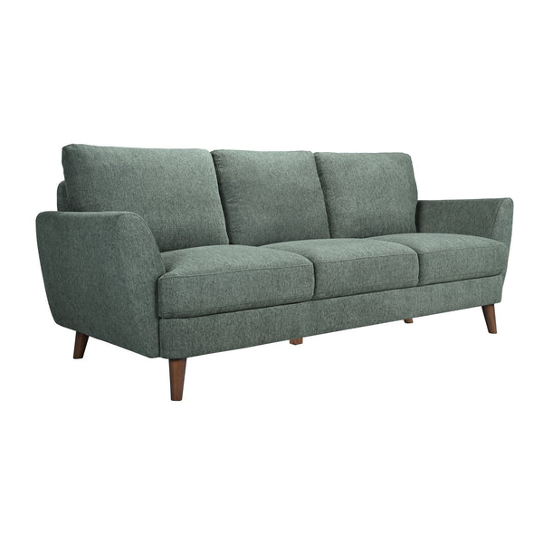 Porter Designs Porter Burnside Contemporary Upholstered Sofa Set - Chic Design With Comfort & Durability For Living Spaces Green Fabric 01-216-01-3662